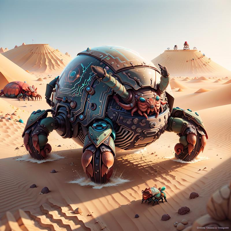 04309-1131787936-,CircuitBoardAI, giant hermit crab , sand , desert, sunny.png